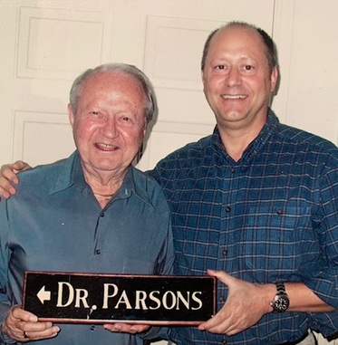 Doctor Parsons and retired Winfield Kansas dentist Doctor Ray Parsons